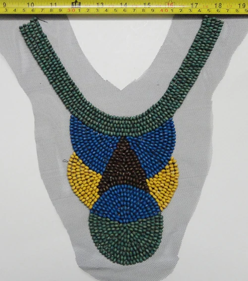 SBK-257-2 hand beading collars and motifs by Sinya Accessories