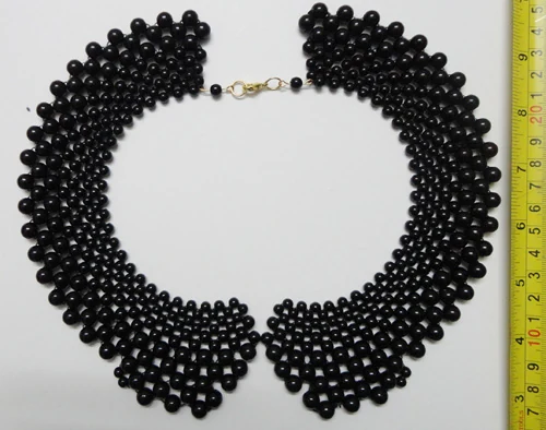 SBK-385-3 hand beading collars and motifs by Sinya Accessories