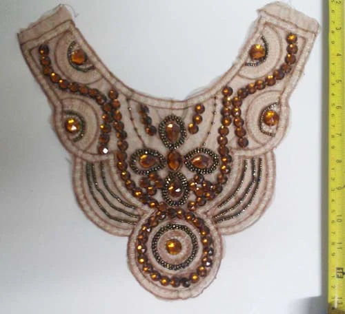 SBK-411 hand beading collars and motifs by Sinya Accessories