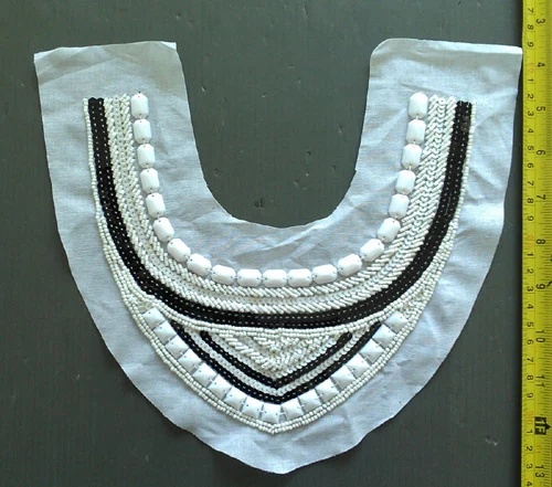 SBK-430-1 hand beading collars and motifs by Sinya Accessories
