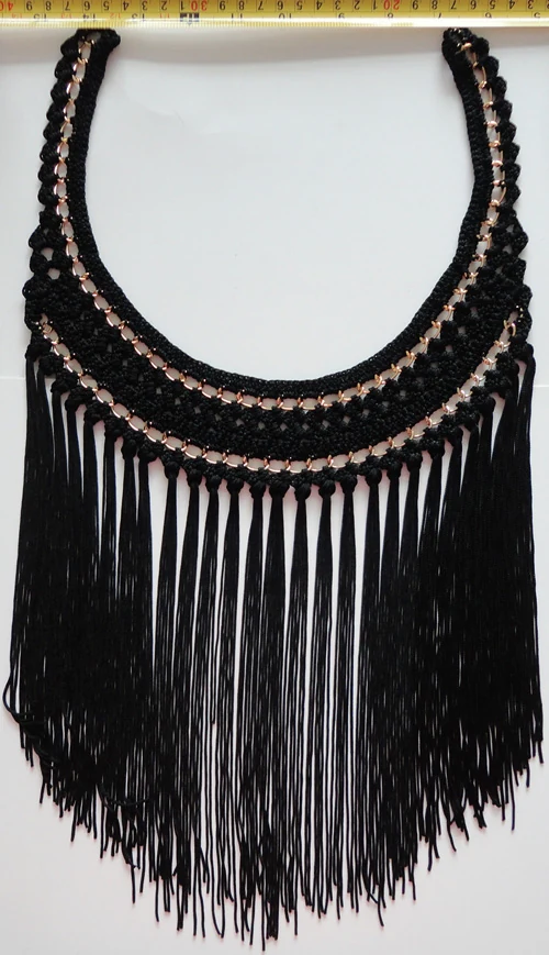 Hand Beading Collars And Motifs produced by Sinya Accessories in Guangzhou