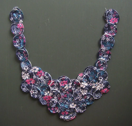 SCN-121 machine crochet collars by Sinya Accessories