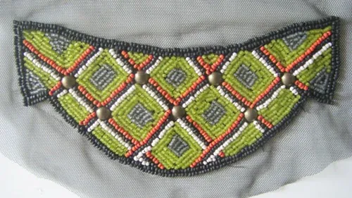 SBK-100 hand beading collars and motifs by Sinya Accessories