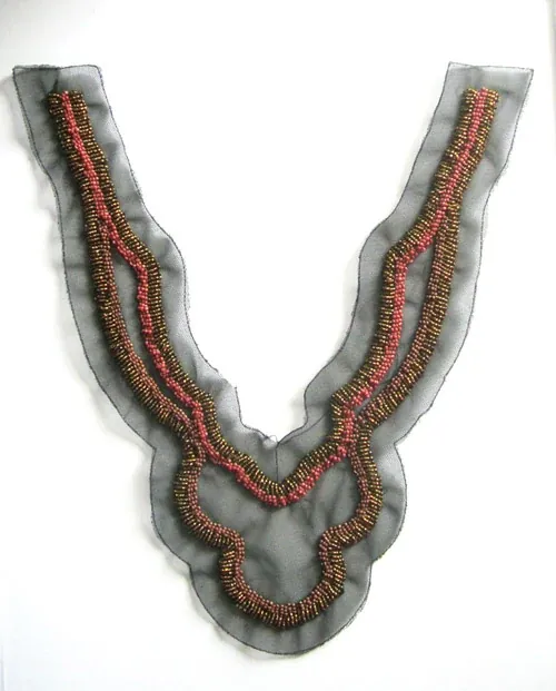 SBK-119 hand beading collars and motifs by Sinya Accessories