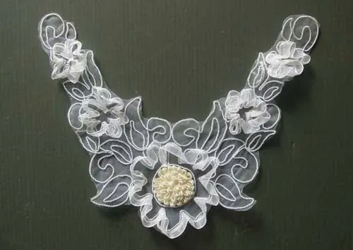 SBK-124 hand beading collars and motifs by Sinya Accessories