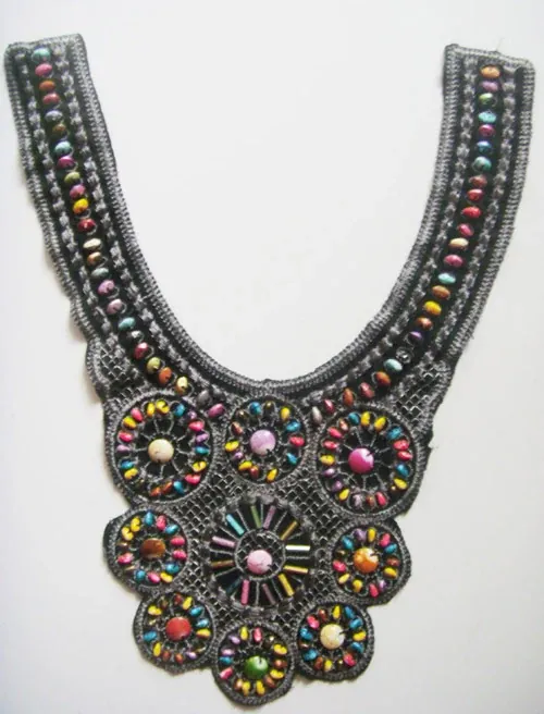 SBK-141 hand beading collars and motifs by Sinya Accessories