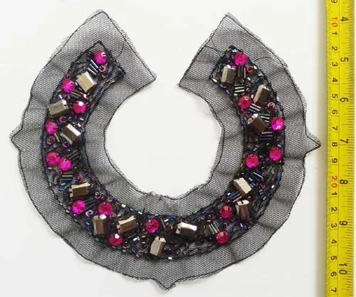 SBK-155 hand beading collars and motifs by Sinya Accessories