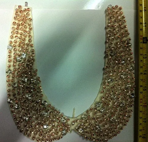 SBK-232 hand beading collars and motifs by Sinya Accessories