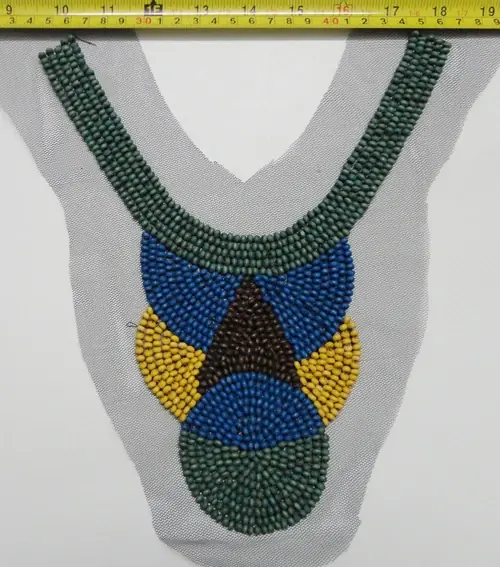 SBK-257-2 hand beading collars and motifs by Sinya Accessories