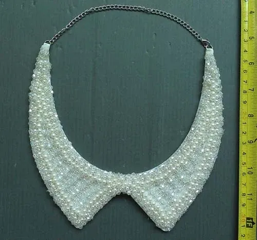 SBK-371 hand beading collars and motifs by Sinya Accessories
