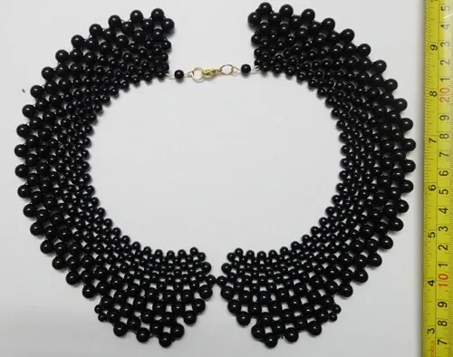 SBK-385-3 hand beading collars and motifs by Sinya Accessories