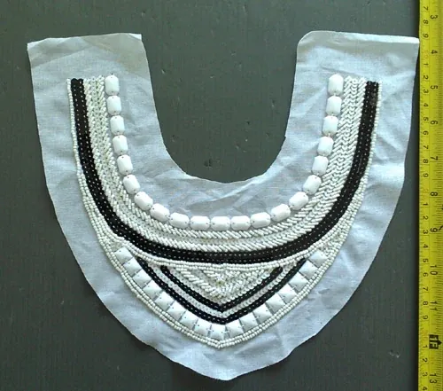 SBK-430-1 hand beading collars and motifs by Sinya Accessories