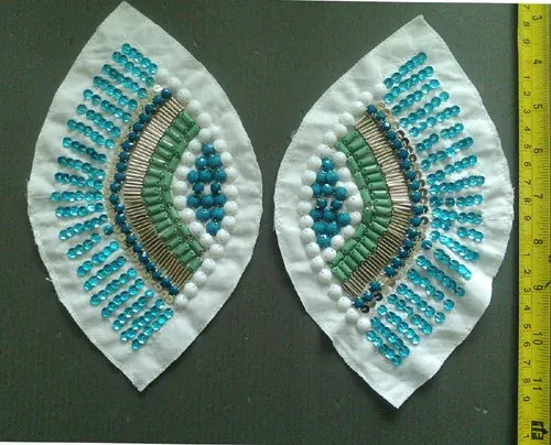 SBK-444 hand beading collars and motifs by Sinya Accessories
