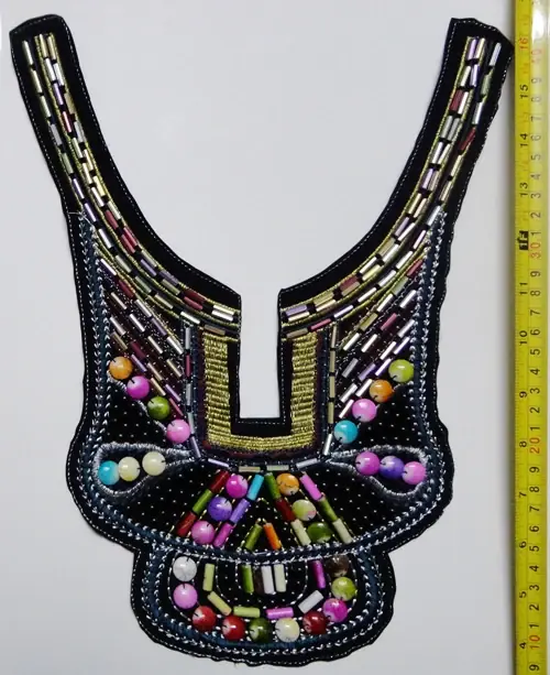 SBK-639 hand beading collars and motifs by Sinya Accessories