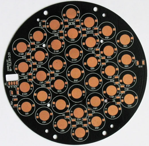 2 Layer Aluminum PCB Black Solder Mask – view 1