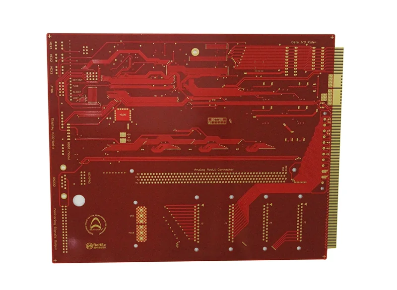 Red Solder Mask and Gold Finger – view 2