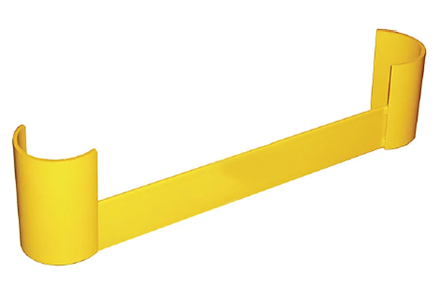 SL-MG-04 single rail machine guard with curved end caps