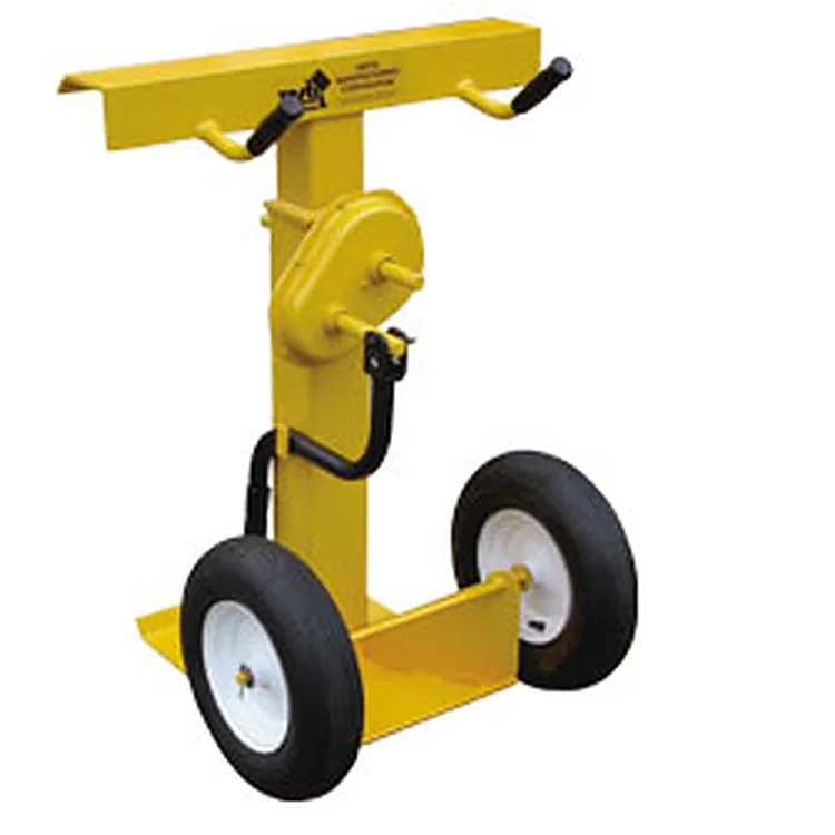 SL-TJ-05 heavy duty two-way ratchet trailer jack with 16 inch wheels