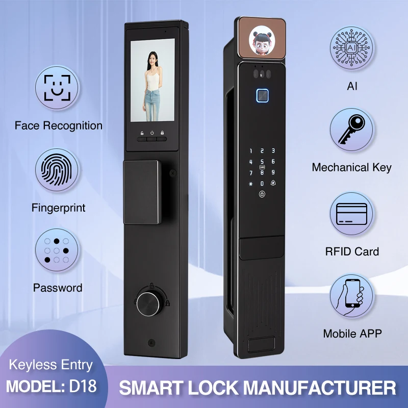 D18 AI Smart Lock view 2
