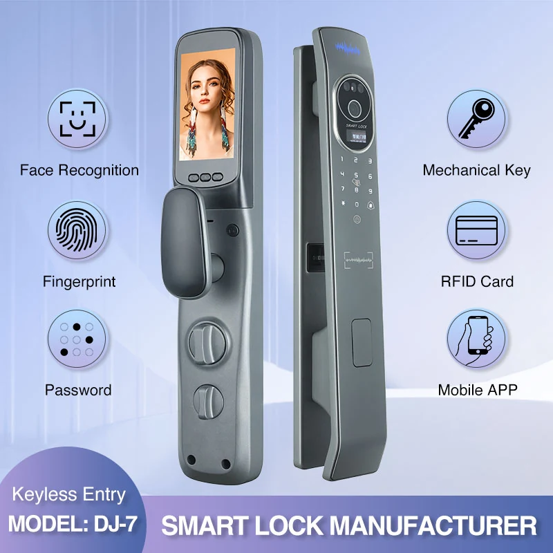D7 Face Scanner Door Lock view 2