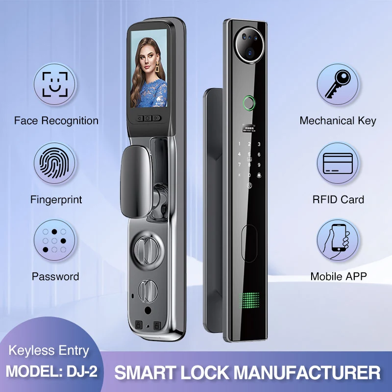 D2 Facial Recognition Door Lock view 2