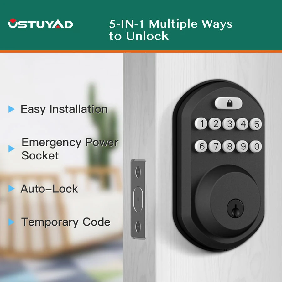K1 Electronic Keypad Door Lock view 2