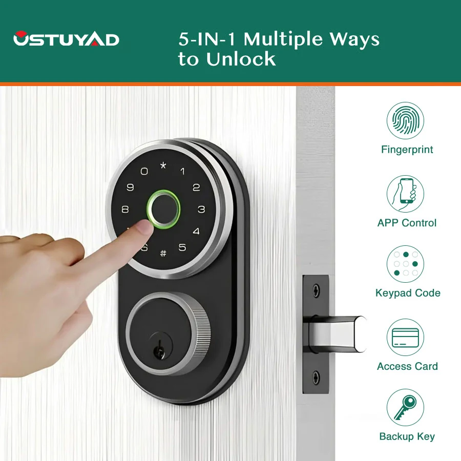 K2 Smart Deadbolt Lock view 2