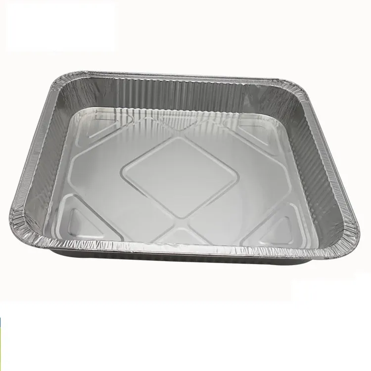 Aluminum Foil Container in Silver and Grey manufactured by Ningbo Smile Commodity Co., Ltd