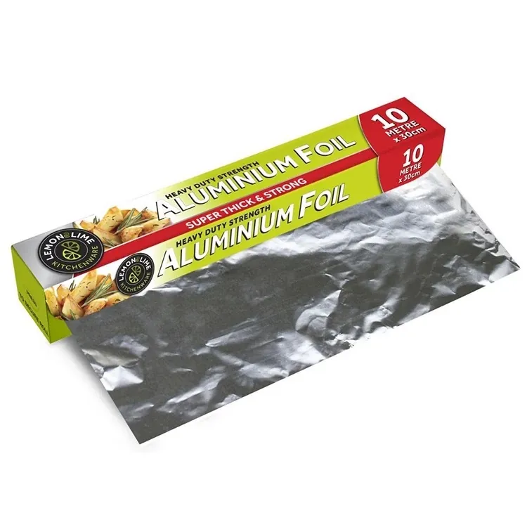 Aluminum Foil for Food in Brown and Grey manufactured by Ningbo Smile Commodity Co., Ltd