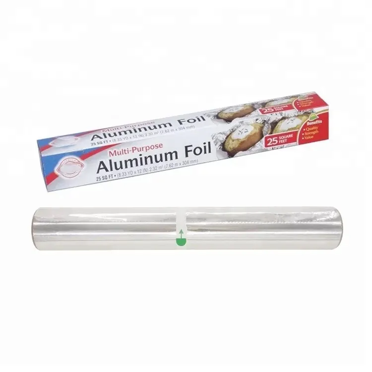 Aluminum Foil Roll in India in Silver and White manufactured by Ningbo Smile Commodity Co., Ltd