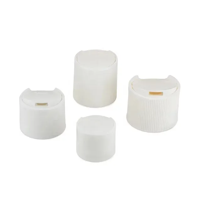 Disc Top Cap 20/410–28/410 in Silver and White manufactured by Ningbo Smile Commodity Co., Ltd