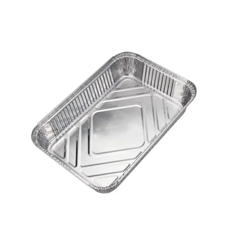 Foil Containers in Silver and Grey manufactured by Ningbo Smile Commodity Co., Ltd