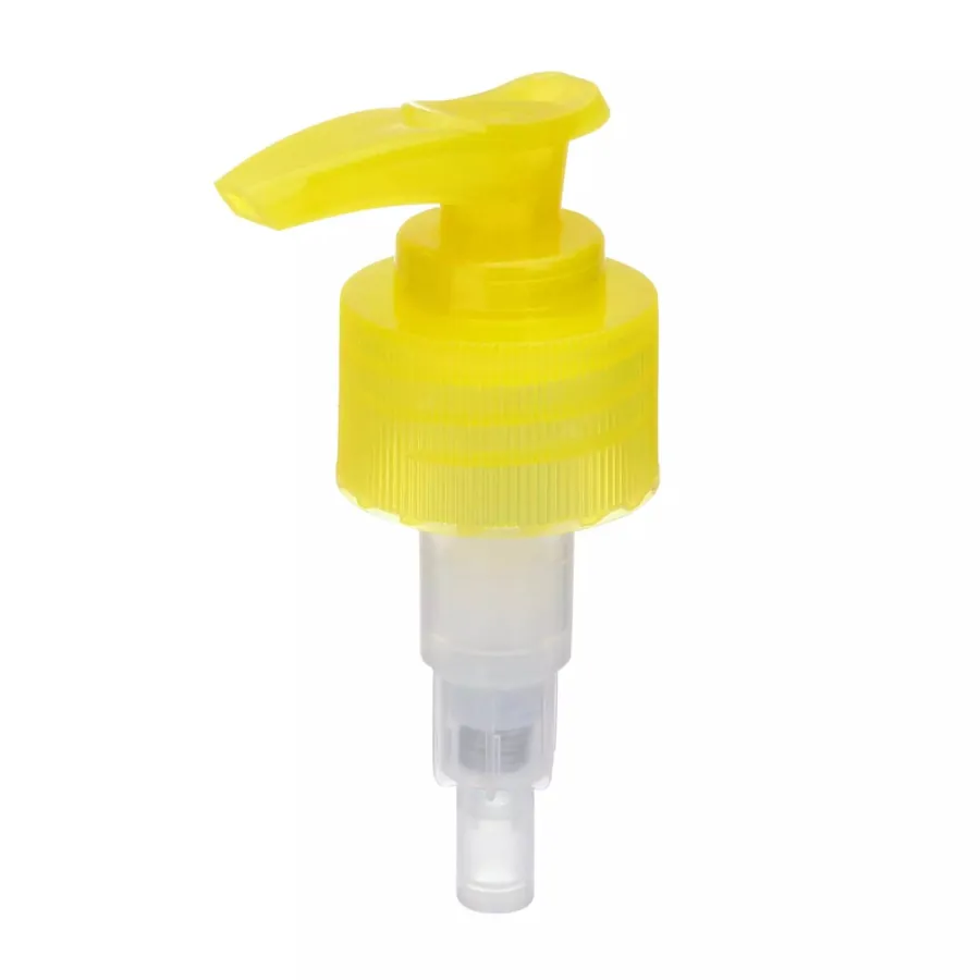 Lotion Pump 24/410–28/410 1.5–2.0 cc in Yellow manufactured by Ningbo Smile Commodity Co., Ltd