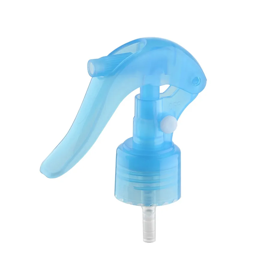Trigger Sprayer 24/410–28/410 0.25–0.3 ml in Silver and Teal manufactured by Ningbo Smile Commodity Co., Ltd