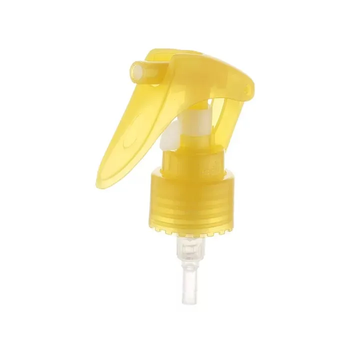 Trigger Sprayer 24/410–28/410 0.25–0.3 ml in Yellow and White manufactured by Ningbo Smile Commodity Co., Ltd