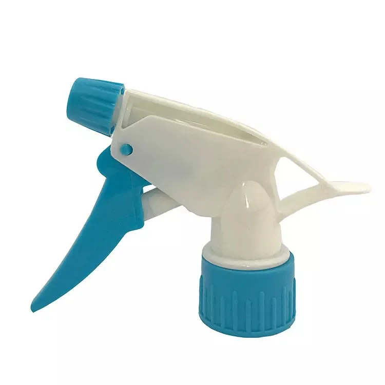 Trigger Sprayer 28/400–28/410 0.8 ±0.1 ml in Silver and Teal manufactured by Ningbo Smile Commodity Co., Ltd