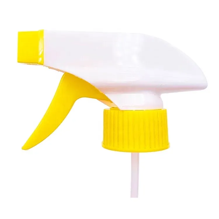 Trigger Sprayer 28/400–28/410 0.9 ±0.05 ml in Yellow and White manufactured by Ningbo Smile Commodity Co., Ltd