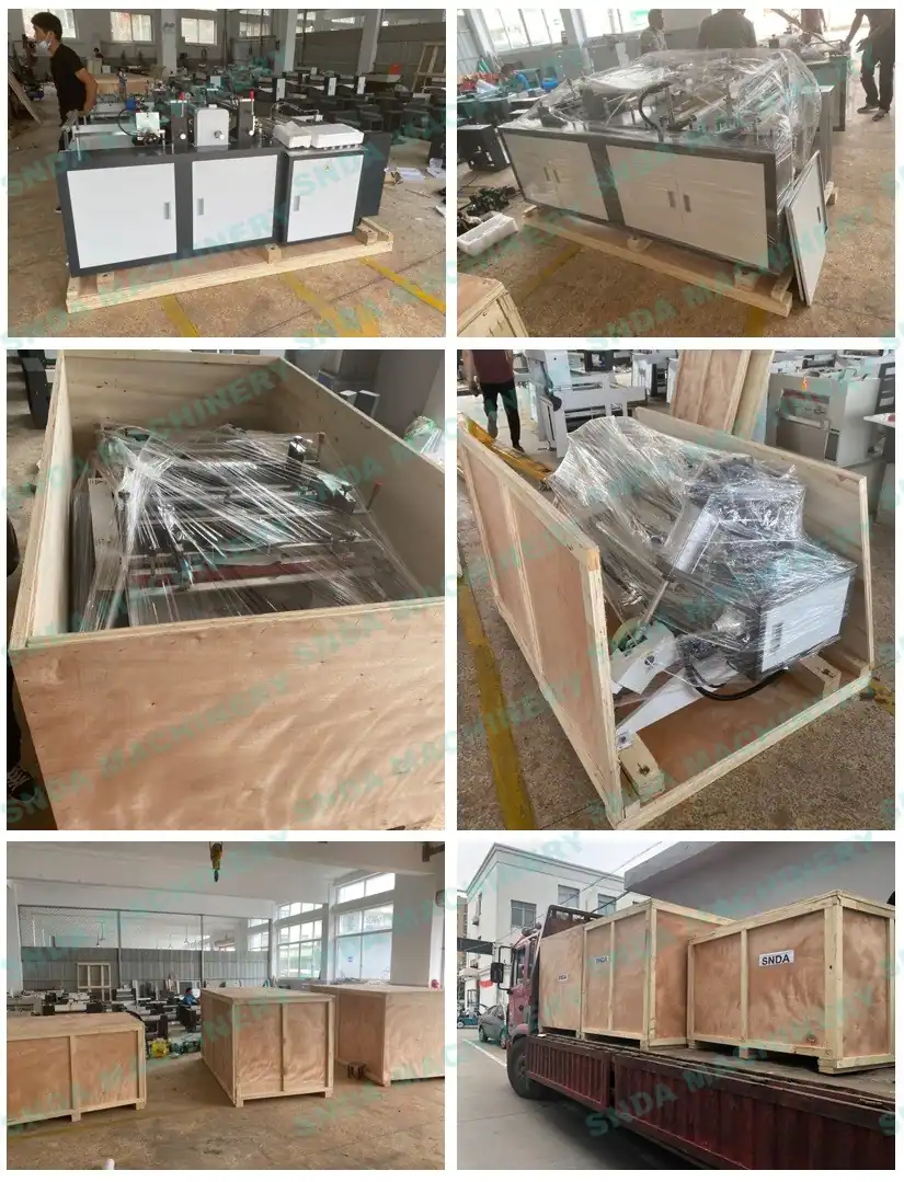 One set Pre-opened Bag Making Machine Loading to Mexico