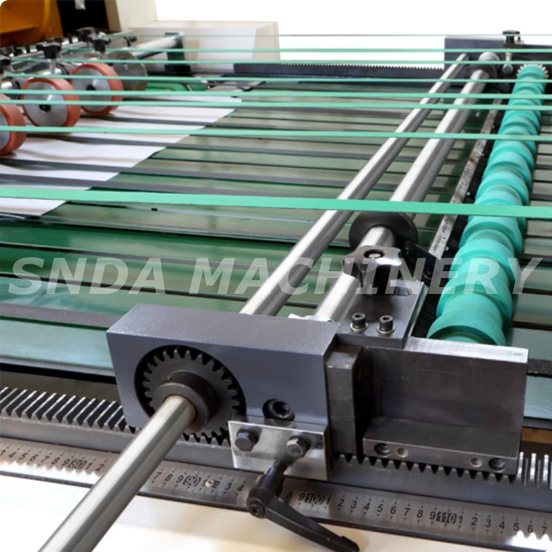 Machine frame and pneumatic system visible with air pressure gauge at 0.8 MPa
