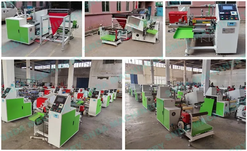 SD-ZB260 kraft masking paper making machine with unwinding and rewinding stands