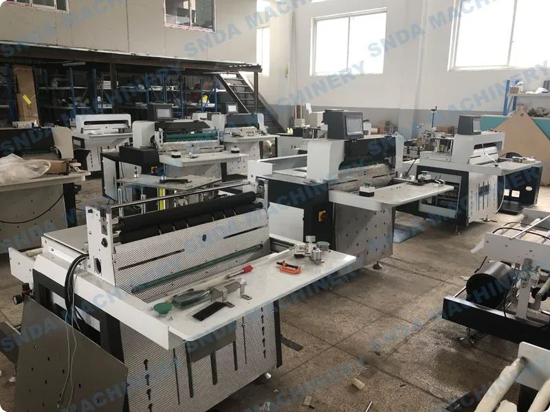 Model 550 Packing Machine with computer and printer showing touch screen control panel and label printer