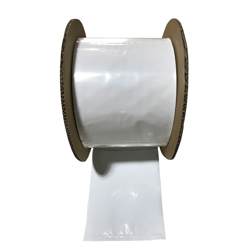 Top-down view of the Model 450 with bag web feeding into the sealing unit