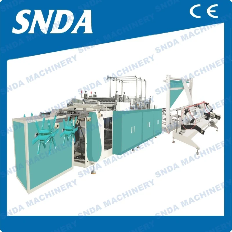 Multi-lane bag machine forming film into tubes and sealing side seams