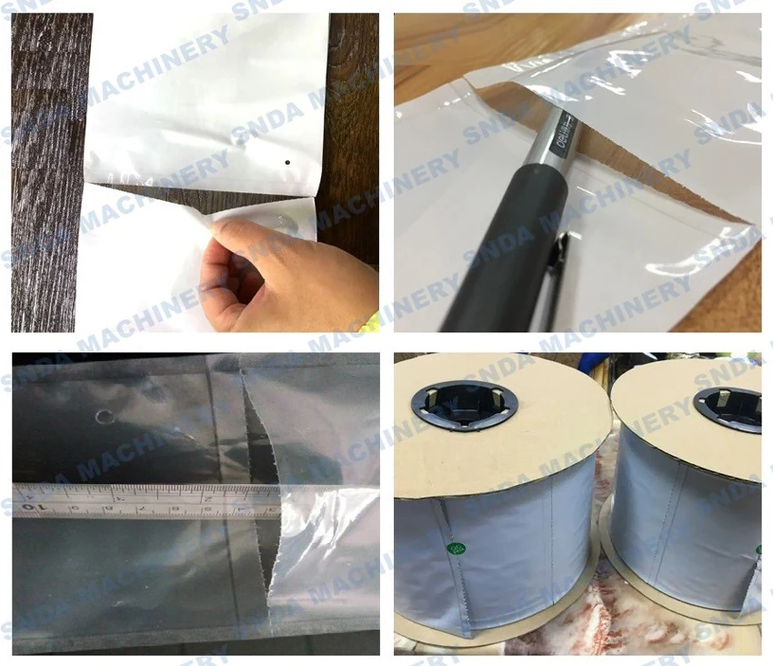 New development on SNDA Pre-opened Bag Making Machine