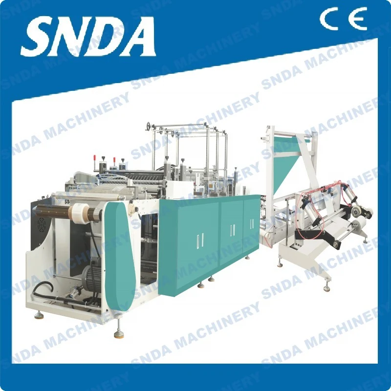 PRE-600 pre-opened bag converting machine with unwinding reel and control panel