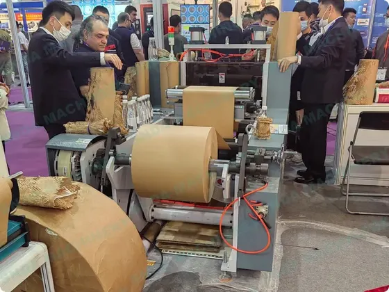 SNDA paper converting machine at a customer site