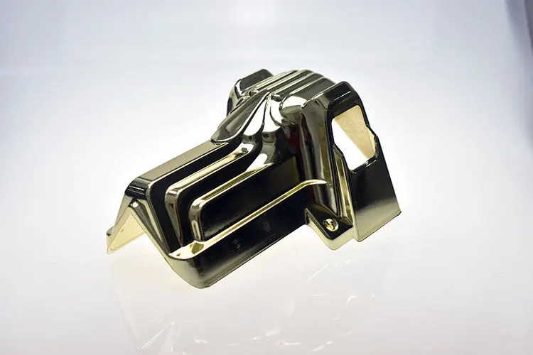 Plastic Corner Casket Hardware Kit 11# Shining Gold Color Delicate Surface view 2