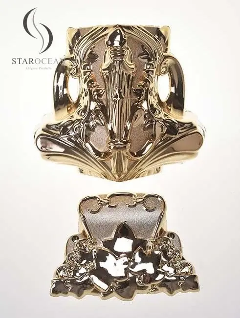 Exquisite Metal Coffin Decoration ABS Plastic Customized Colors Non-toxic 17#