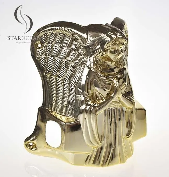 Angel-shaped Metal Coffin Accessories Gold-plated SGS Certified Exquisite Figure 19# view 2