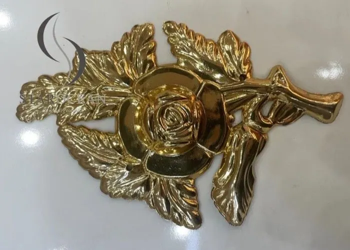ABS Plastic Funeral Coffin Accessories Flower European Style Coffin Accessories PF01 view 1